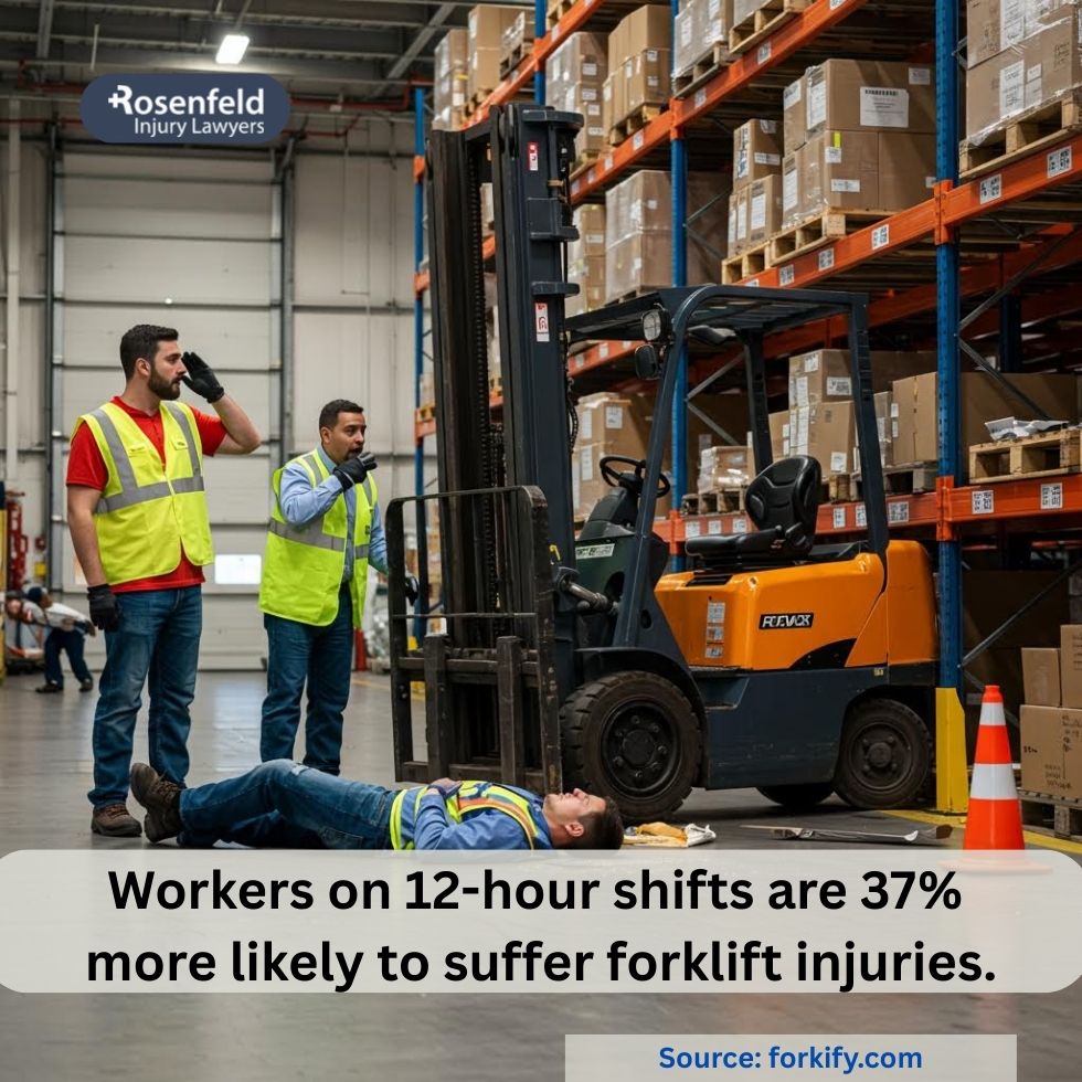 Chicago lawyer representing a worker hurt in a forklift incident
