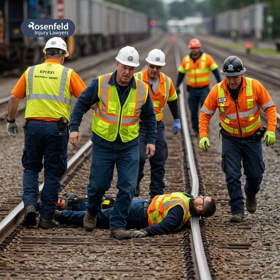Injured worker seeking compensation after a Chicago railroad accident