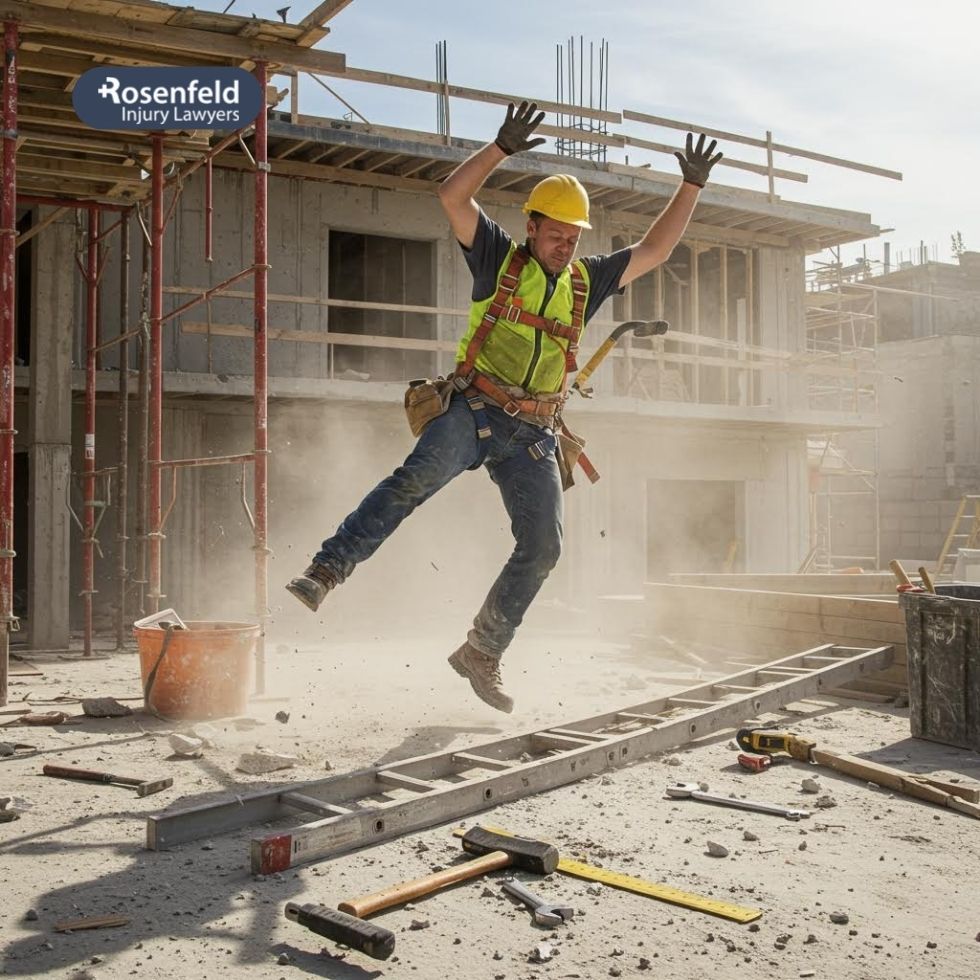 Experienced personal injury lawyer representing a worker injured in a construction site slip and fall.